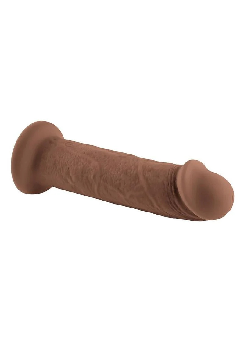 Girthy Vibrating Rechargeable Silicone Dildo - Image 4