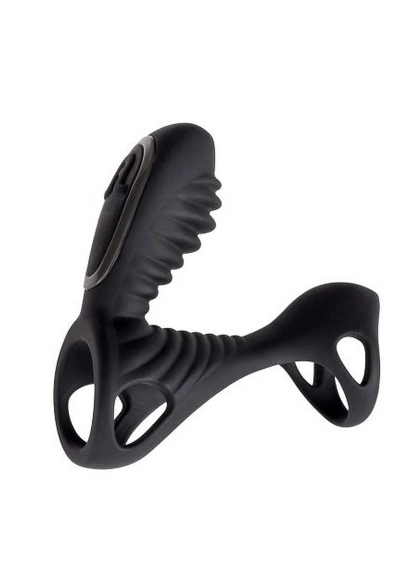 Gladiator F Rechargeable Silicone Couples Cock Ring - Image 3