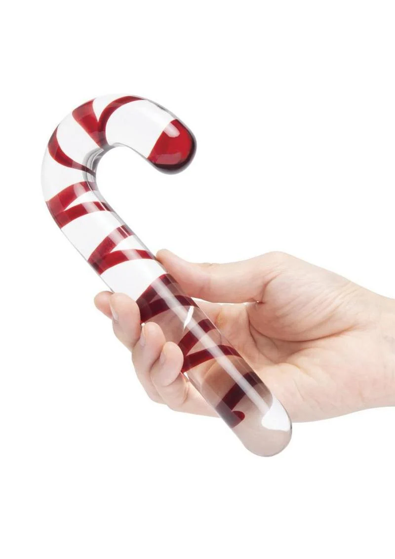 Glas Candy Cane Dream Glass Dildo - Image 4