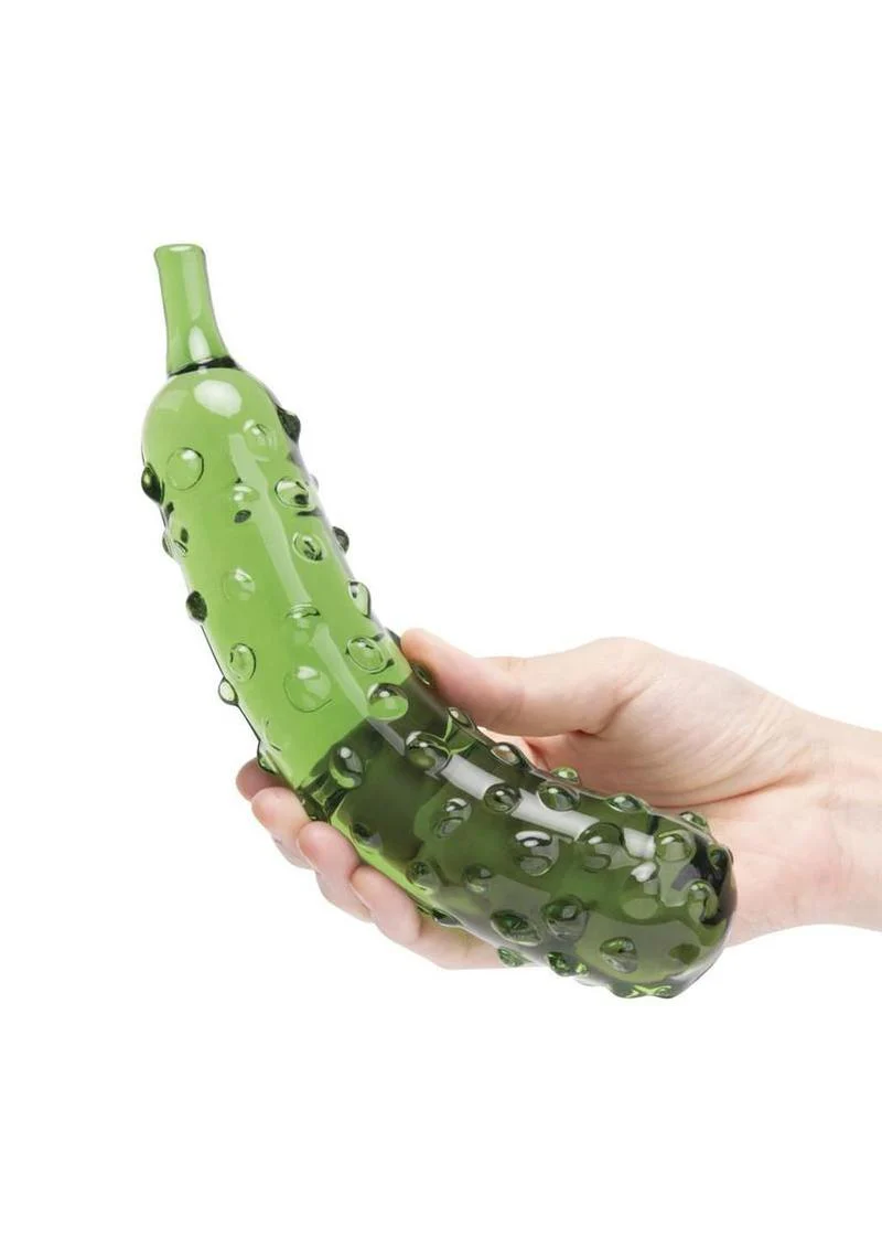 Glas Caressing Cucumber Glass Dildo - Image 4