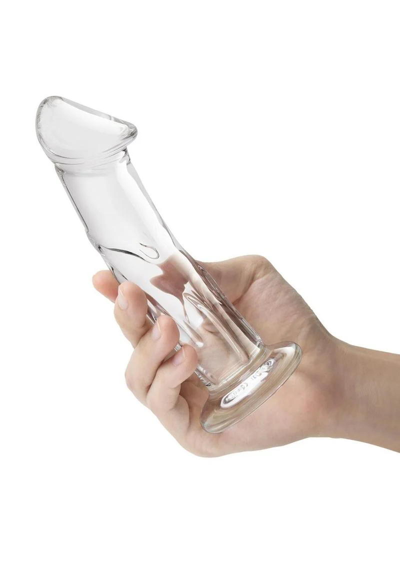 Glas Dildo Glass with Veins and Flat Base - Image 5