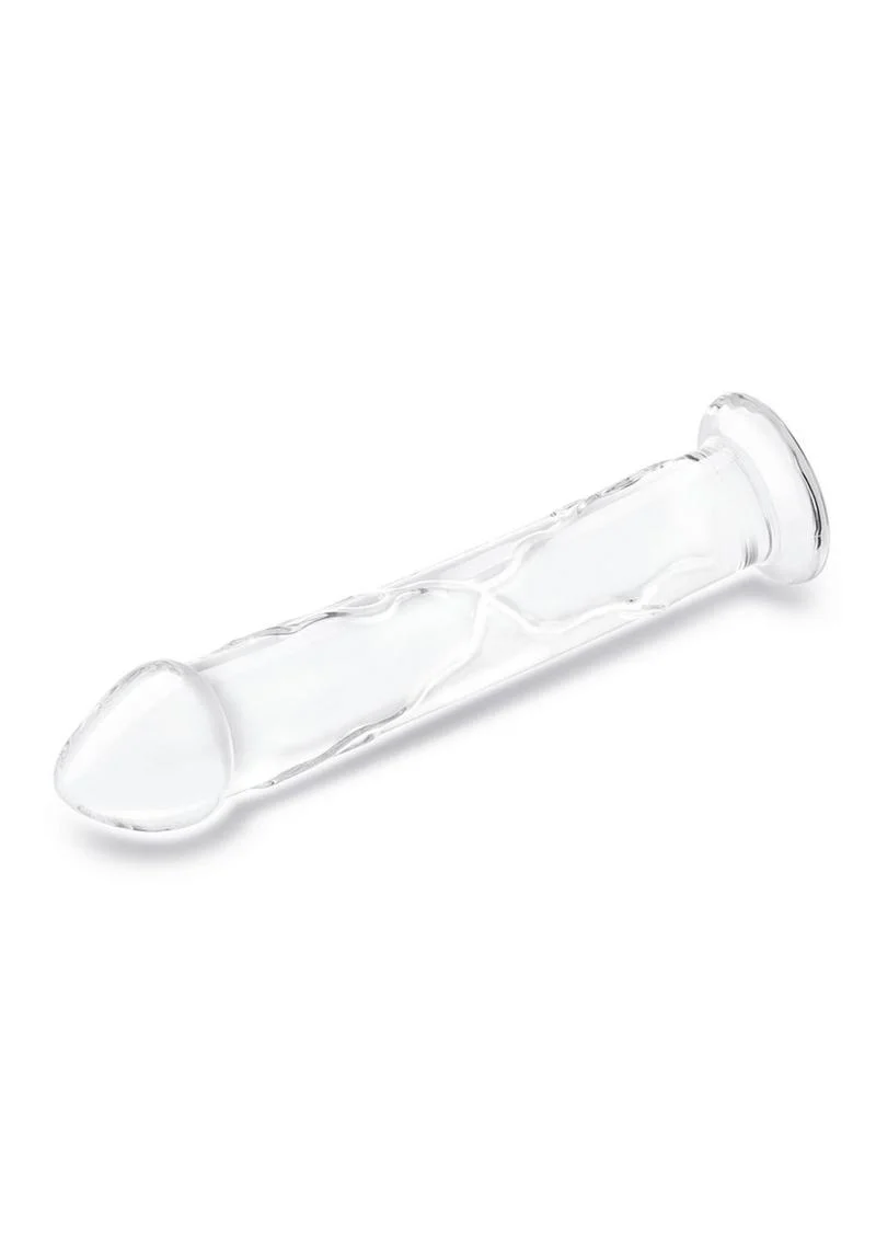 Glas Dildo Glass with Veins and Flat Base - Image 7