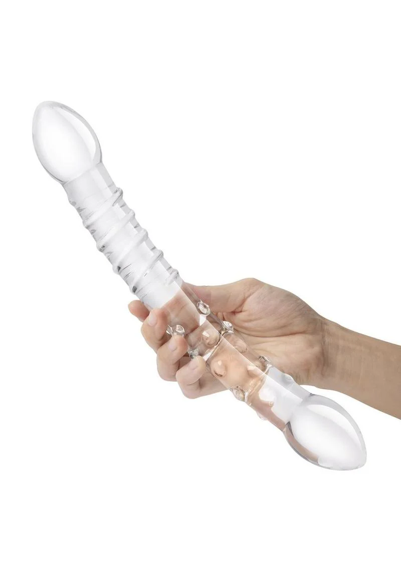 Glas Girthy Double Trouble Glass Dildo - Image 4