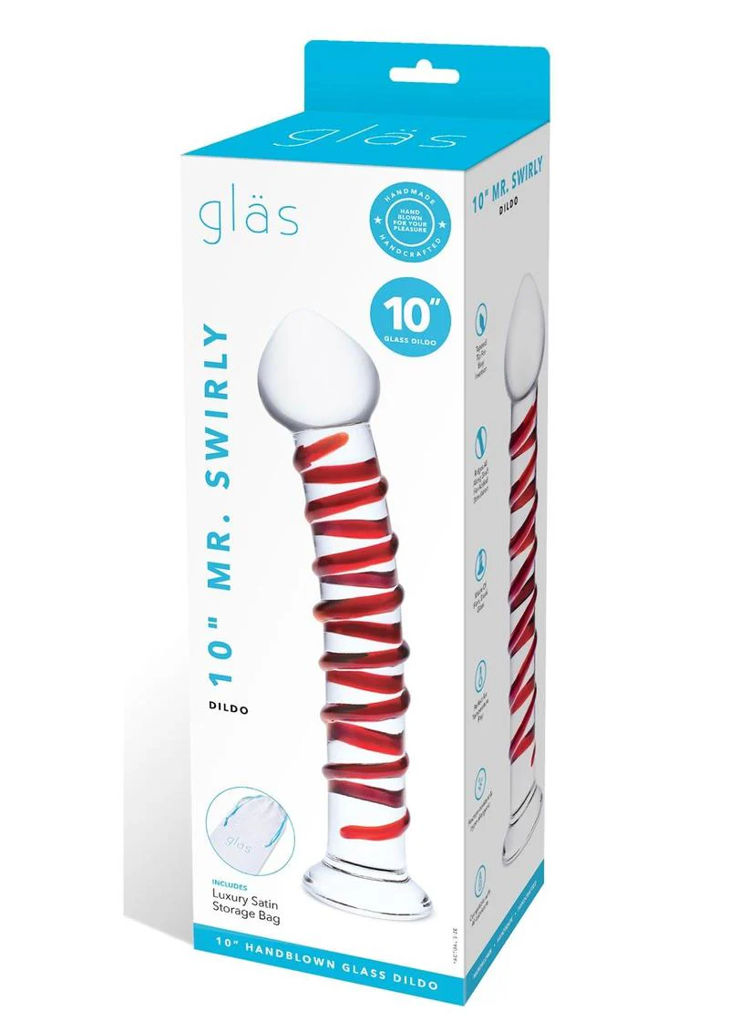 Glas Mr. Swirly Glass Dildo - Image 3