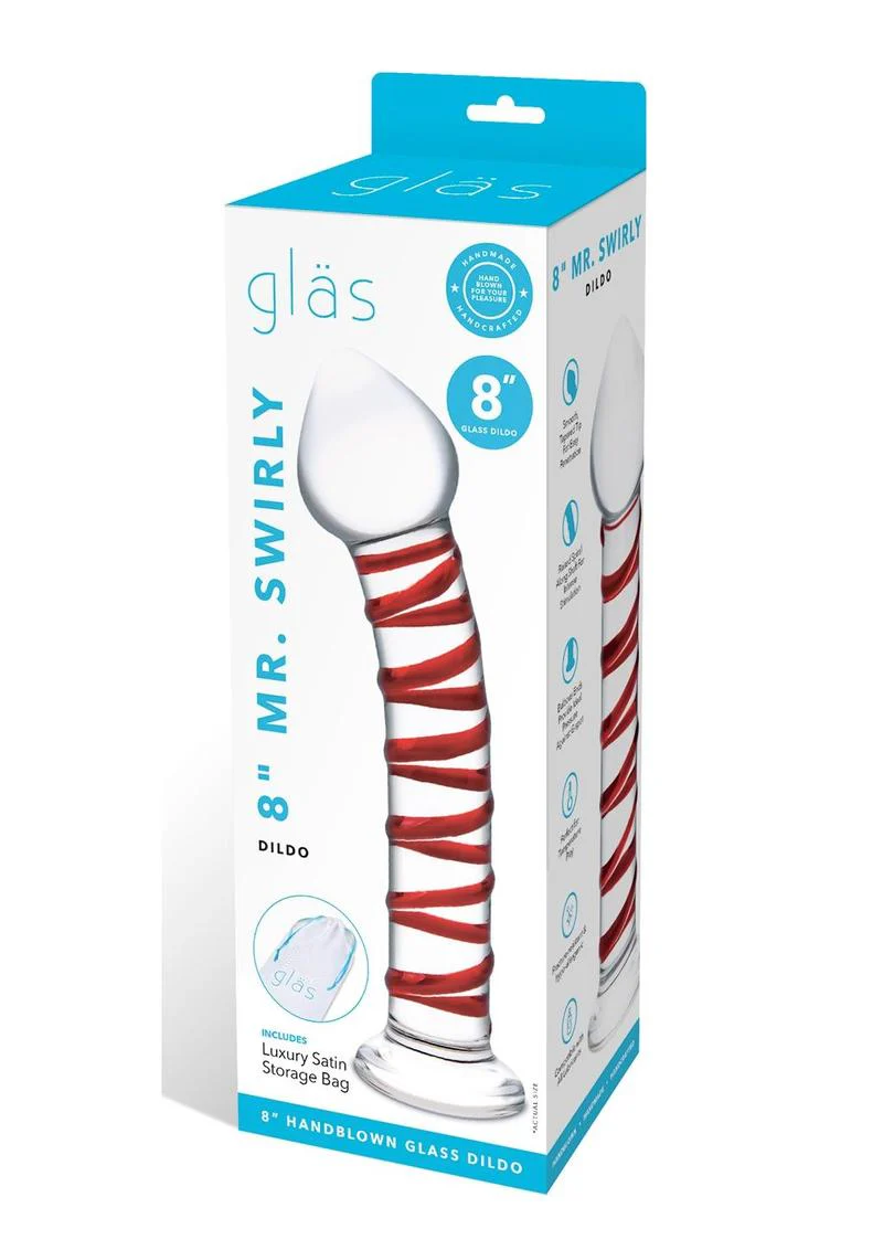 Glas Mr. Swirly Glass Dildo - Image 6