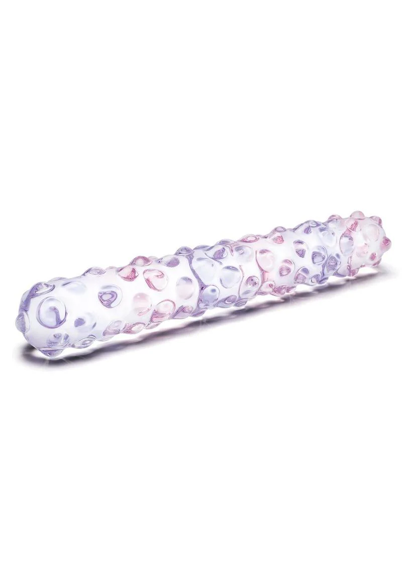Glas Purple Rose Glass Nubby Dildo - Image 3