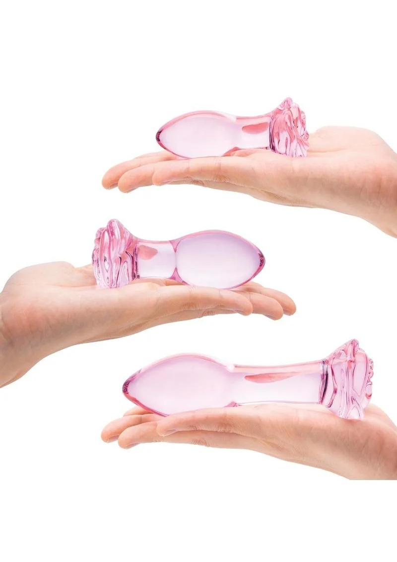 Glas Rosebud Butt Plug - Image 4