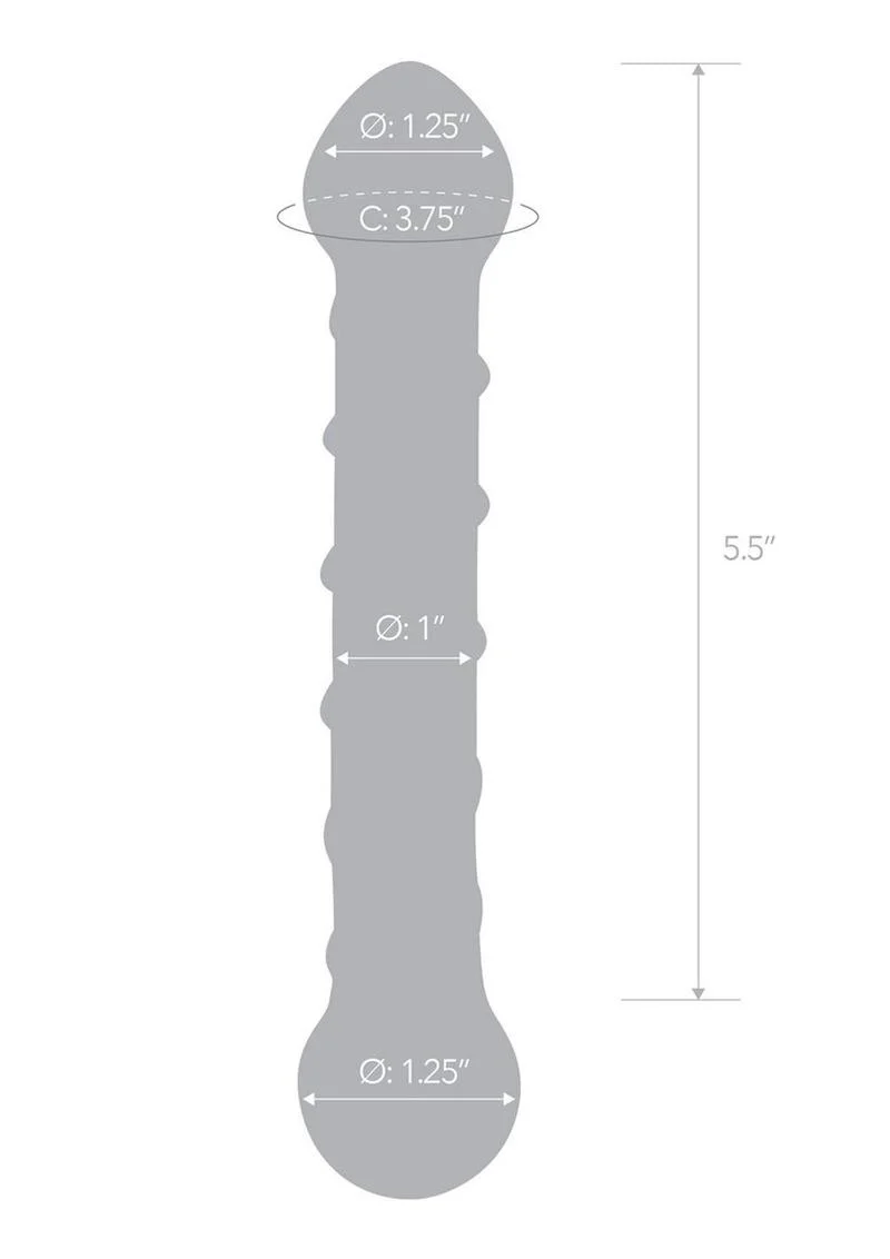 Glass Spiral Glass Textured Dildo - Image 4