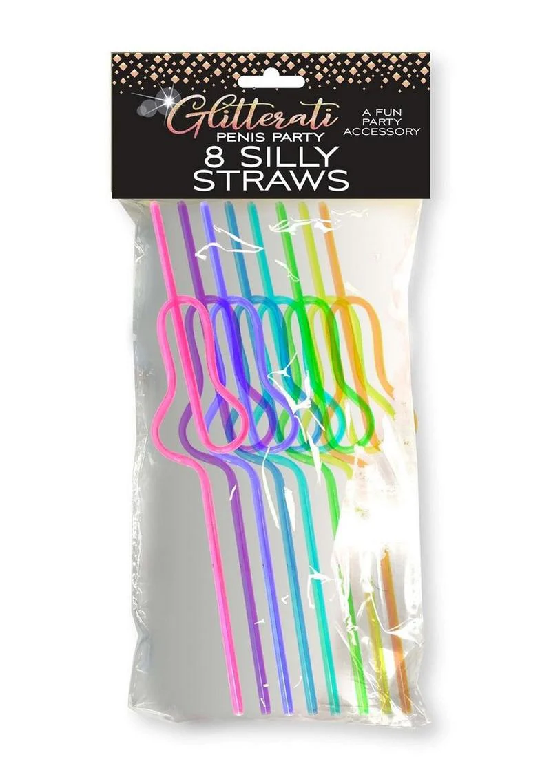 Glitterati Silly Penis Straws - Image 2