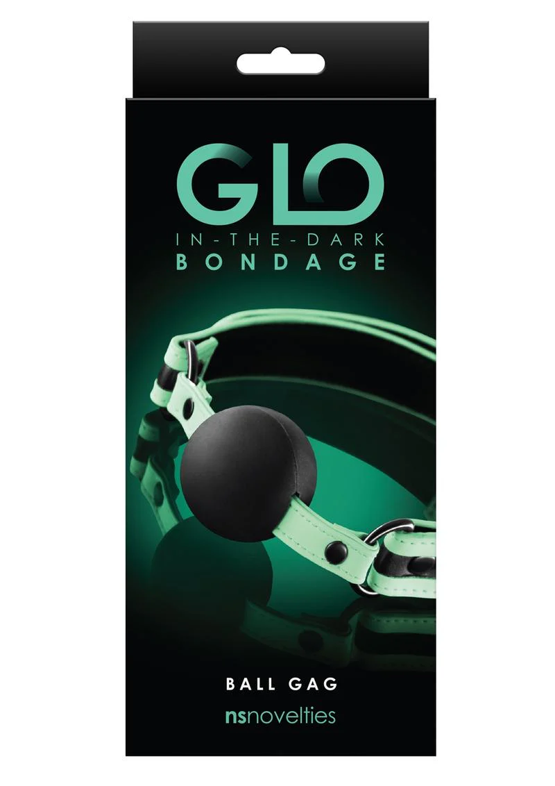 Glo Bondage Glow In The Dark Ball Gag - Image 2