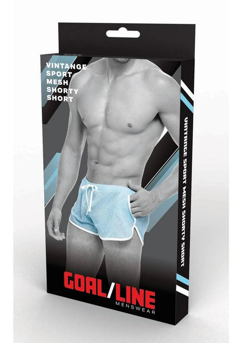 Goal Line Side Split Mesh Booty Shorts - Image 13