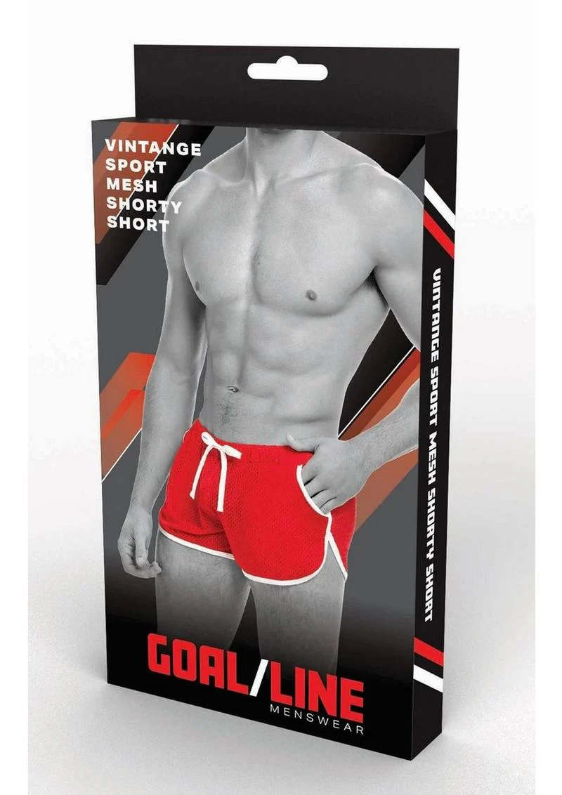 Goal Line Side Split Mesh Booty Shorts - Image 23