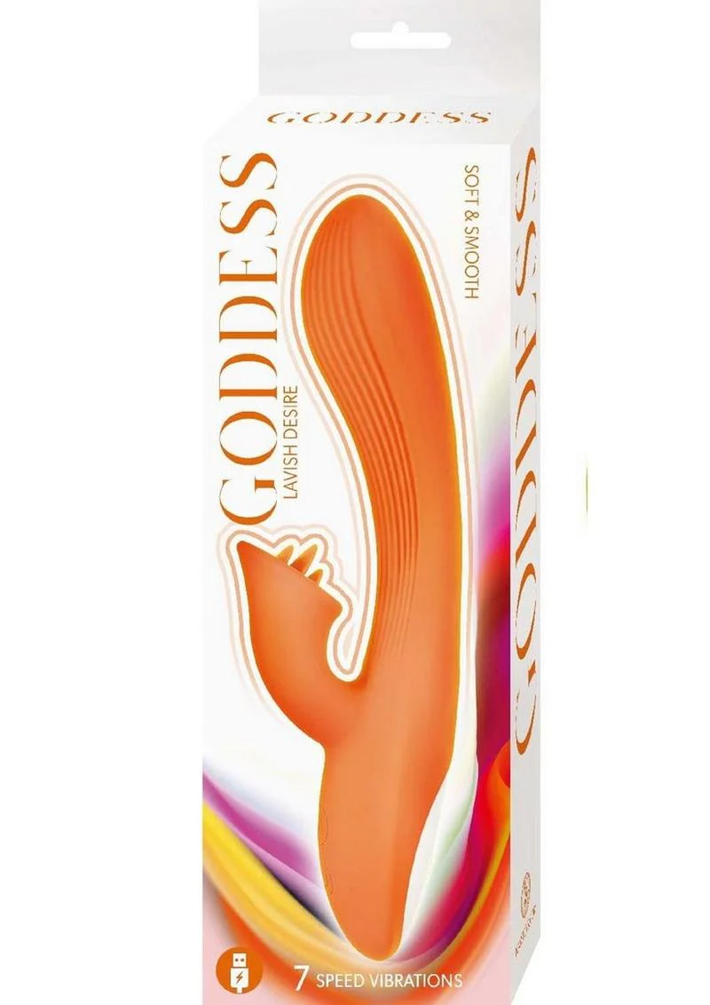 Goddess Lavish Desire Rechargeable Silicone Vibrator - Image 3