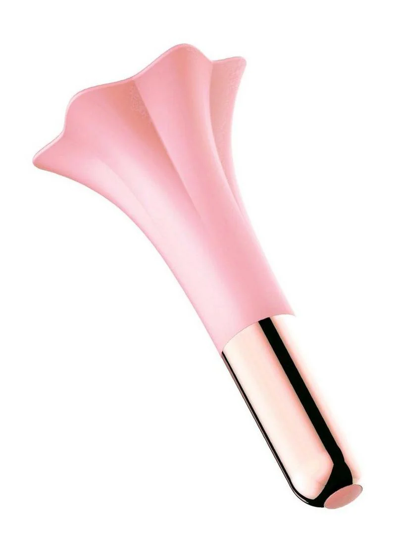 Goddess Pink Lily Rechargeable Silicone Massager - Image 3