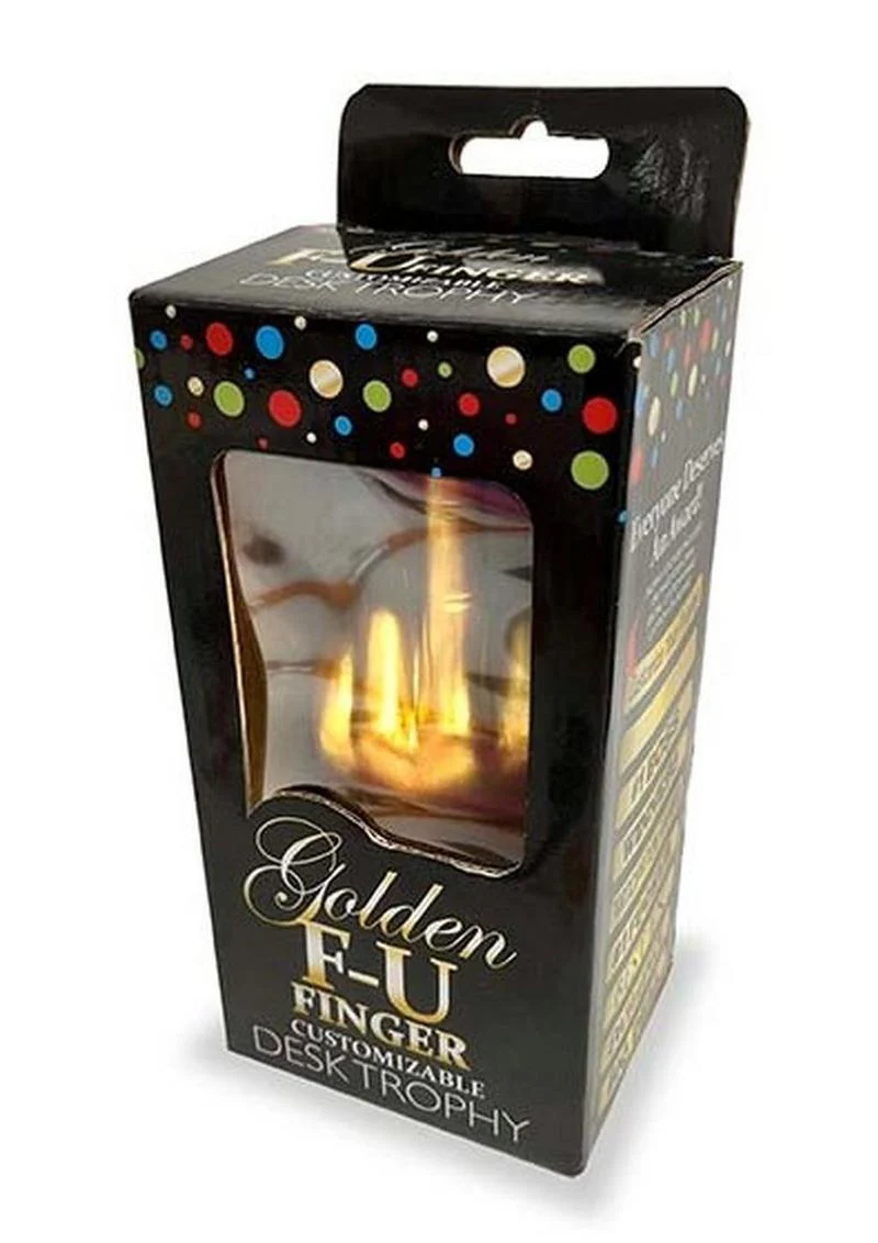Golden F-U Finger Trophy - Image 2