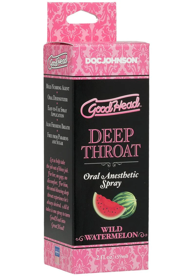 Goodhead Deep Throat Oral Anesthetic Spray Wild Watermelon - Image 2
