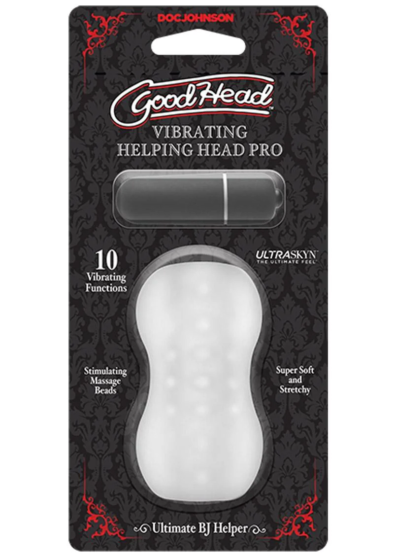 Goodhead Helping Head Pro Vibrating Masturbator with Bullet - Image 2