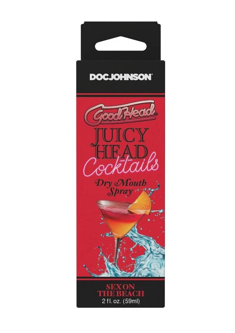 Goodhead Juicy Head Cocktails Dry Mouth Spray Boxed 2oz - Sex On The Beach - Image 2