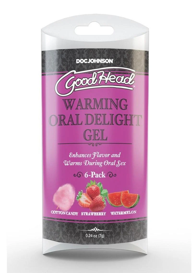 Goodhead Warming Head Oral Delight Gel .24oz (6 Pack) - Assorted - Image 2