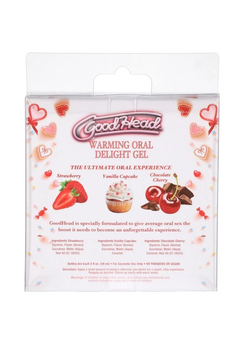 Goodhead Warming Oral Delight Gel Assorted Flavors - Image 3