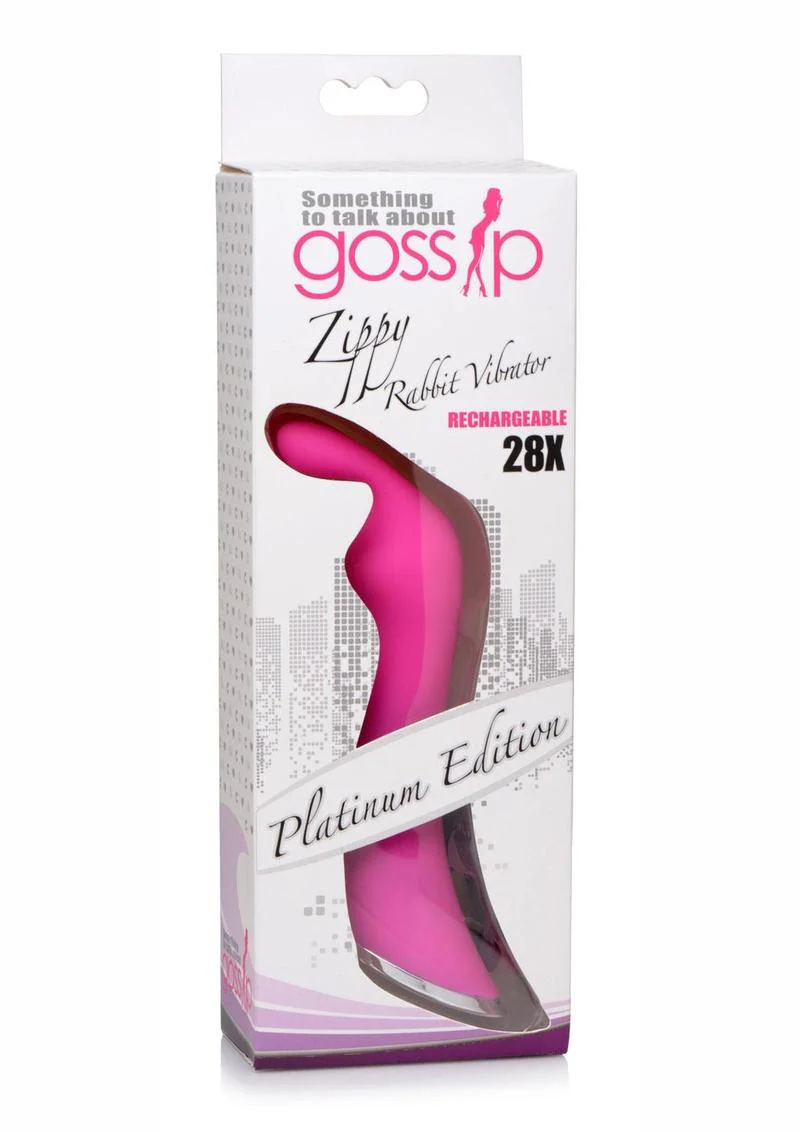 Gossip Zippy 28x Rechargeable Silicone Rabbit Vibrator - Image 3