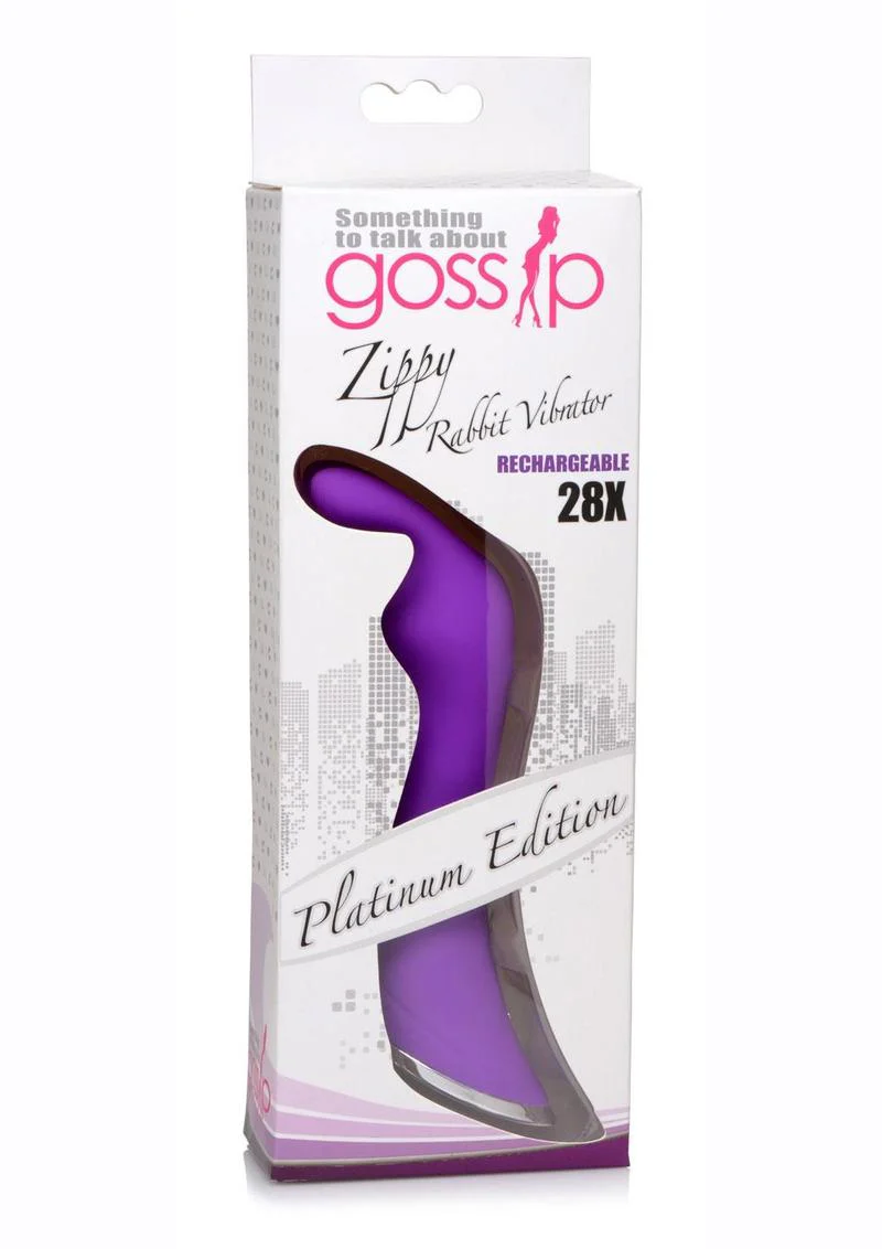 Gossip Zippy 28x Rechargeable Silicone Rabbit Vibrator - Image 5