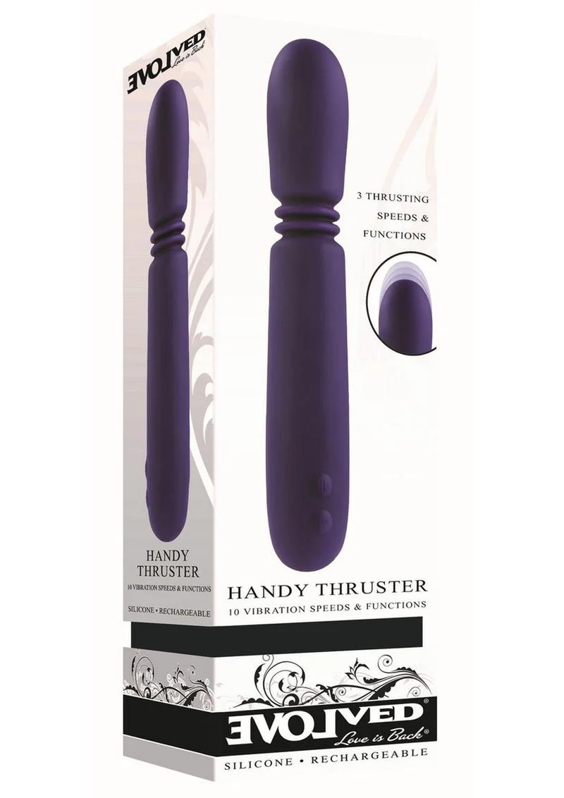 Handy Thruster Rechargeable Silicone Vibrator - Image 2