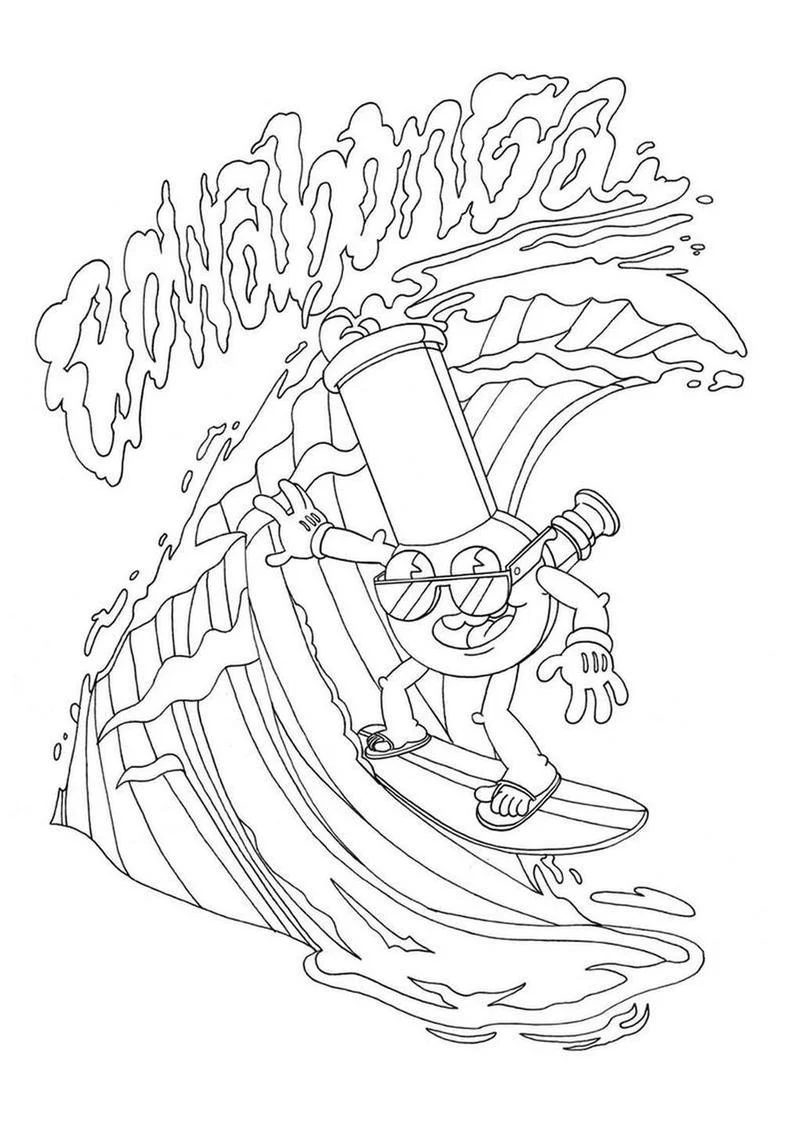 High AF Coloring Book - Image 3