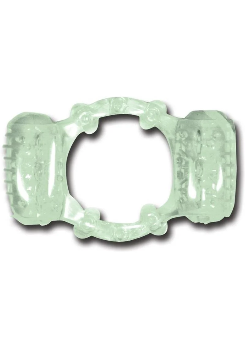 Humm Dinger Night Rider Double Dinger Vibrating Cock Ring