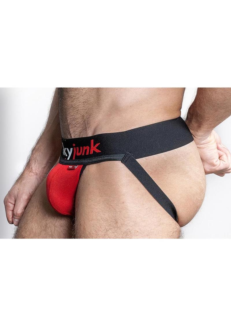 Hunker Comfy Pouch Slider-Strap Jock - Red Hot - Image 16