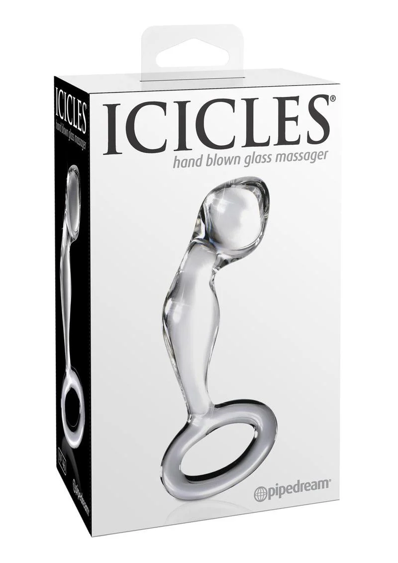 Icicles No 46 Glass Anal P-Spot Plug - Image 2