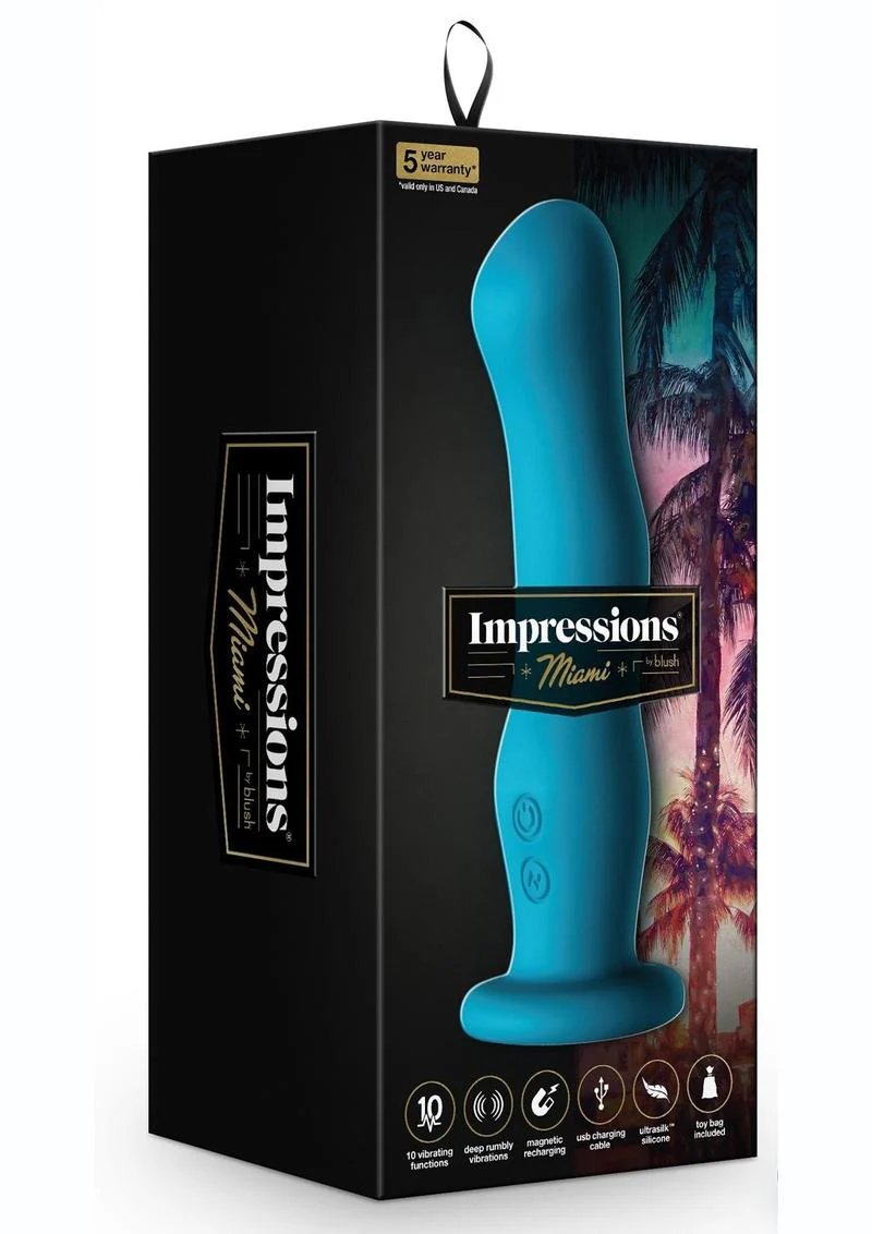 Impressions Miami Rechargeable Silicone Vibrator - Image 2