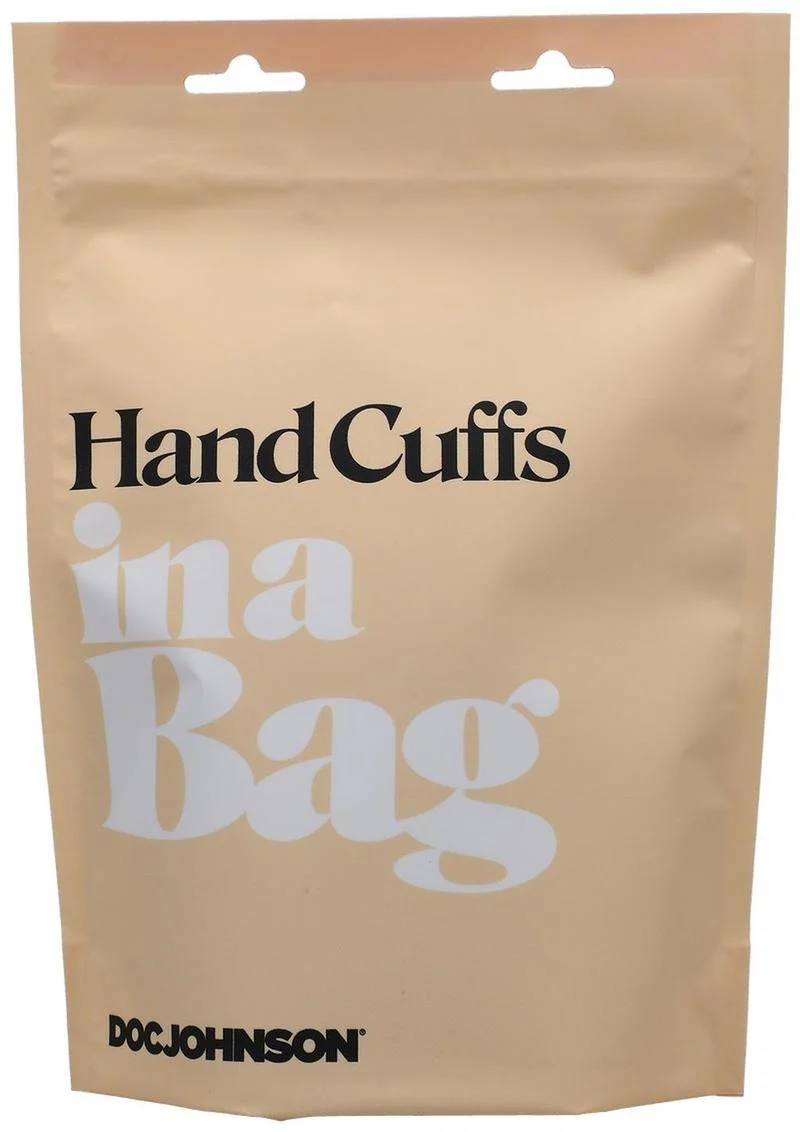 In A Bag Vegan Leather Handcuffs - Image 2