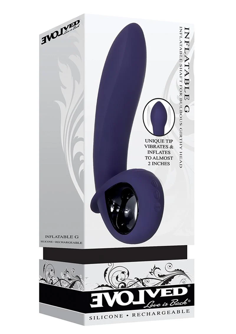 Inflatable G Silicone Rechargeable Vibrator - Image 2