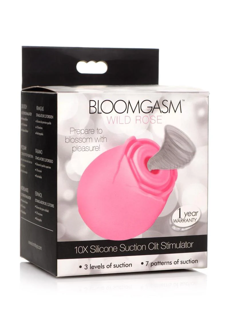 Inmi Bloomgasm Rose 10x Silicone Rechargeable Clitoral Stimulator - Image 3
