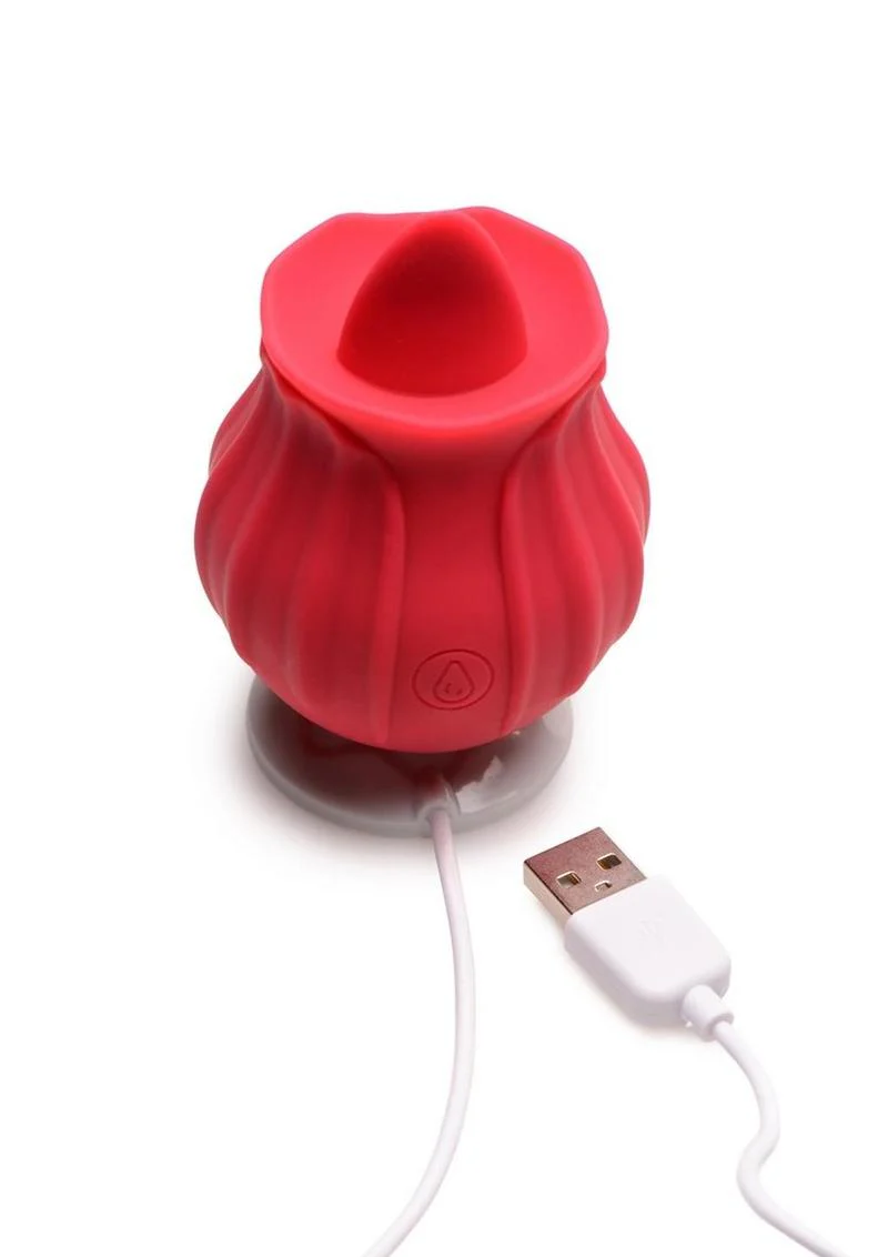 Inmi Bloomgasm Wild Violet Rechargeable Silicone 10x Licking Stimulator - Image 3