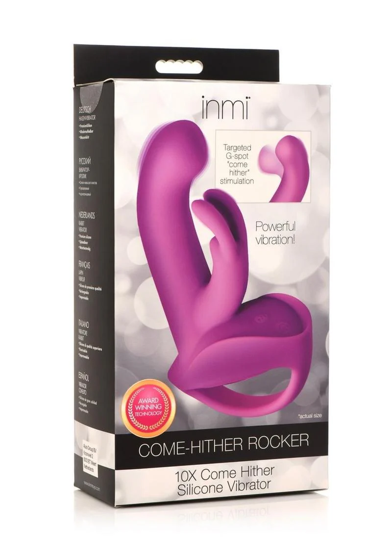 Inmi Come Hither Rocker Rechargeable Silicone Vibrator - Image 2