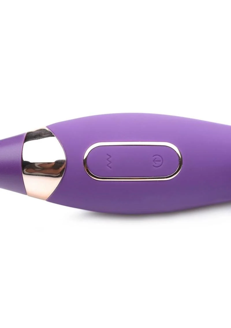 Inmi Power Zinger Pro Pulsing G-Spot Silicone Rechargeable Pinpoint Vibrator with Interchangeable Tips - Image 3