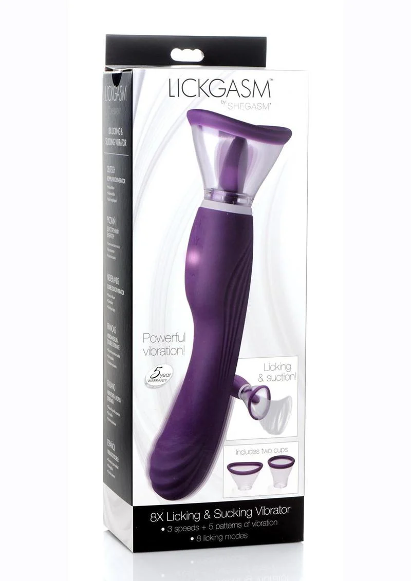 Inmi Shegasm Rechargeable Silicone Licking and Sucking Vibrator - Image 2