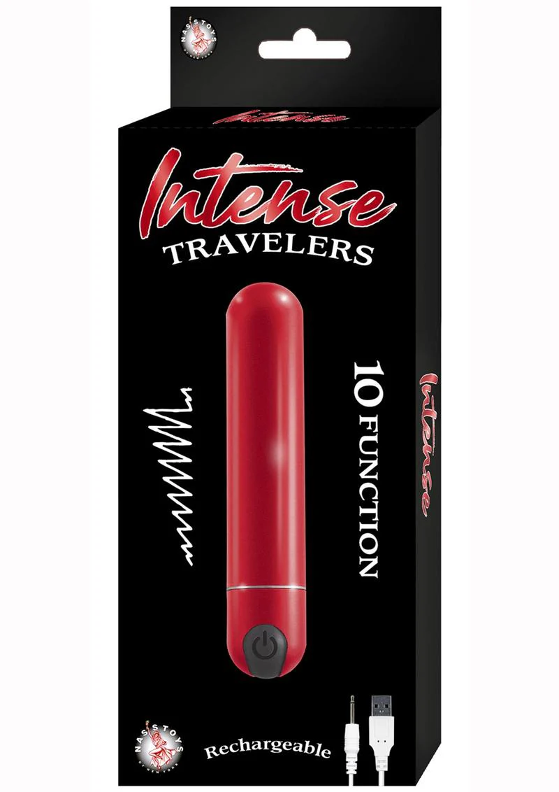 Intense Travelers Aluminum Rechargeable Vibrator - Image 2