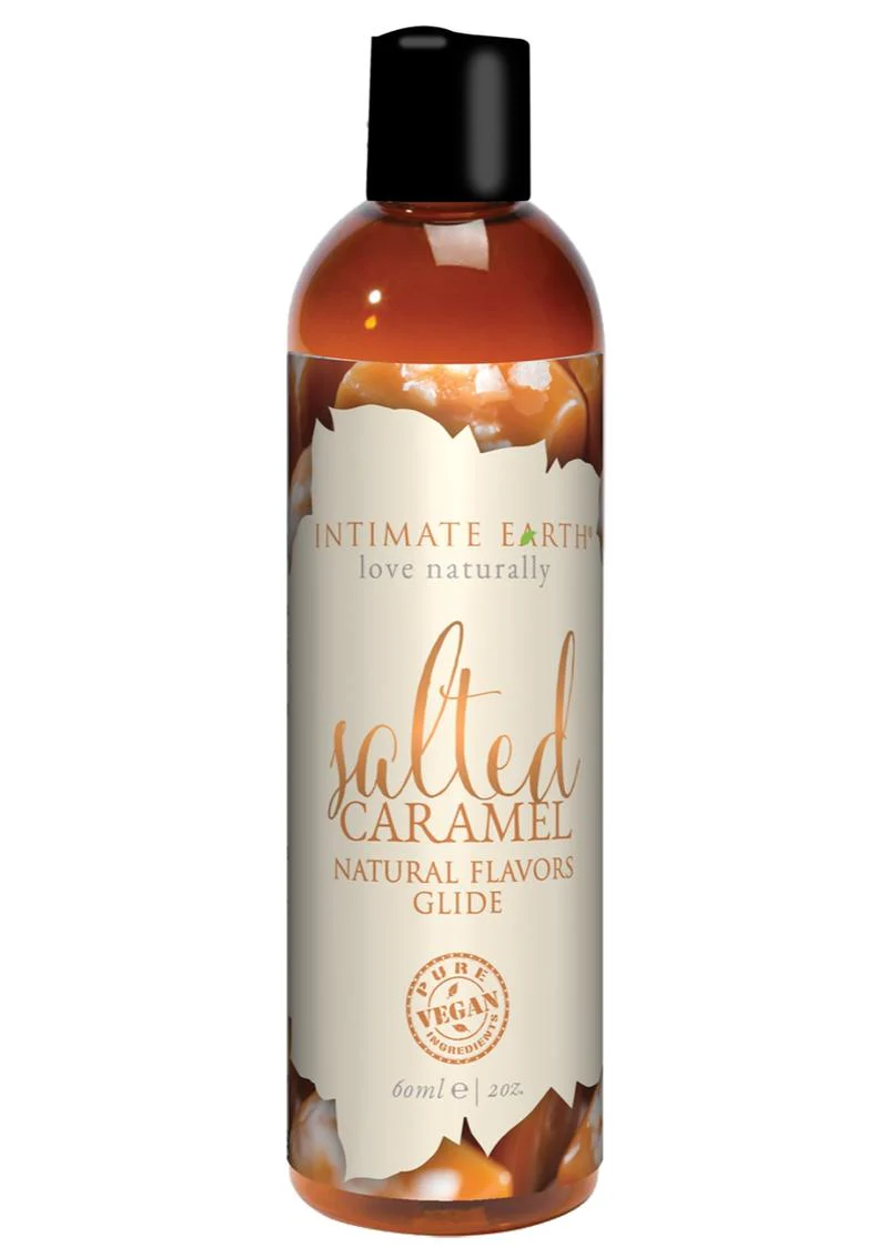 Intimate Earth Natural Flavors Glide Lubricant Salted Caramel