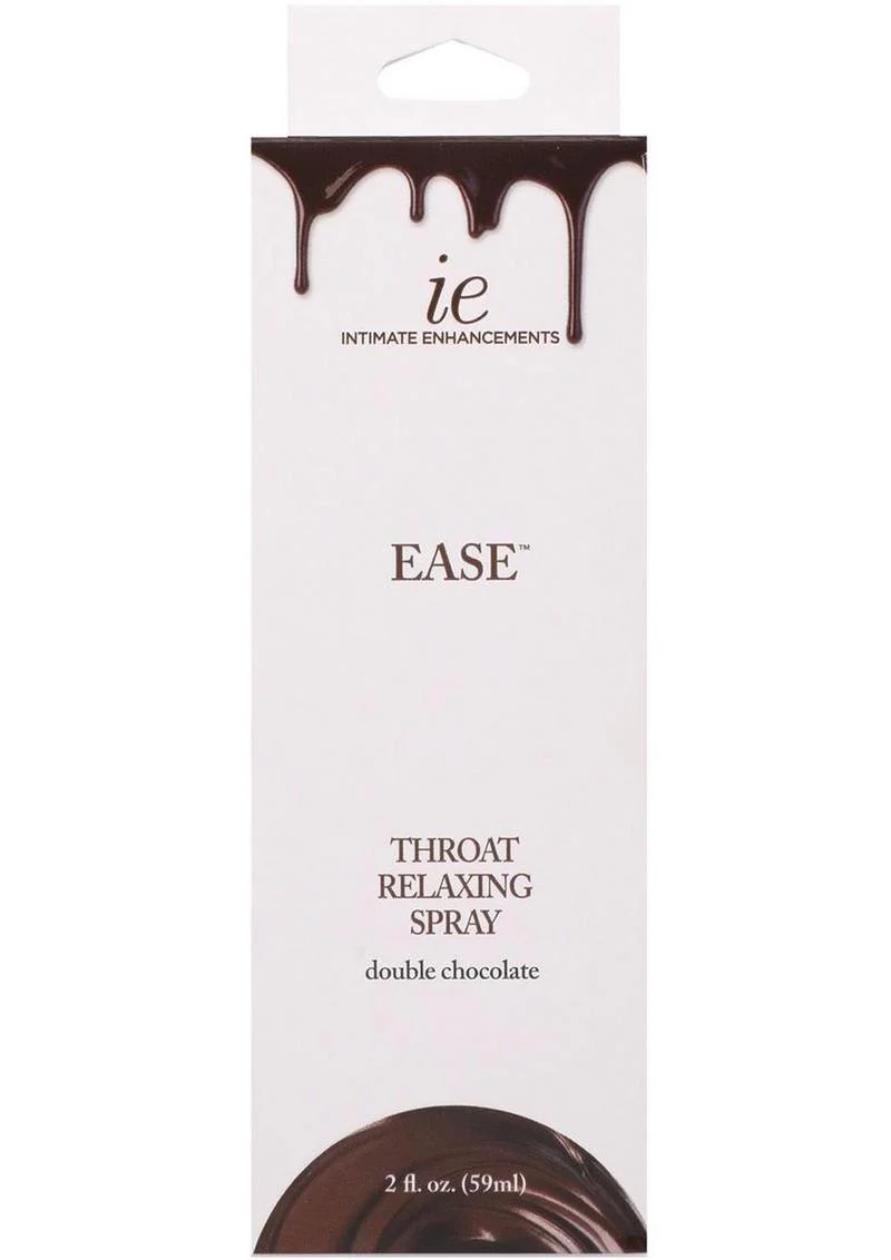 Intimate Enhancements Ease Throat Relaxing Spray 2oz - Double Chocolate - Image 2