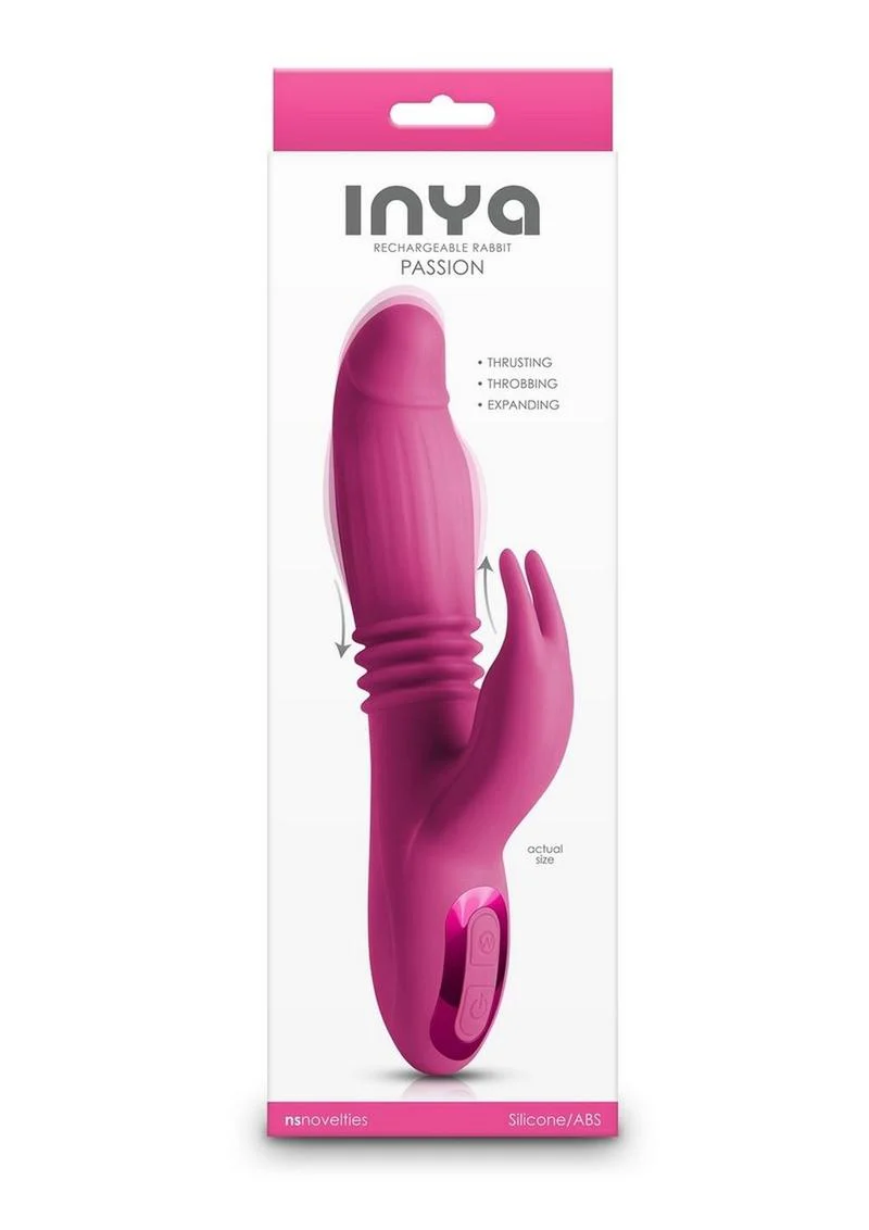 Inya Passion Rechargeable Silicone Rabbit Vibrator - Image 2