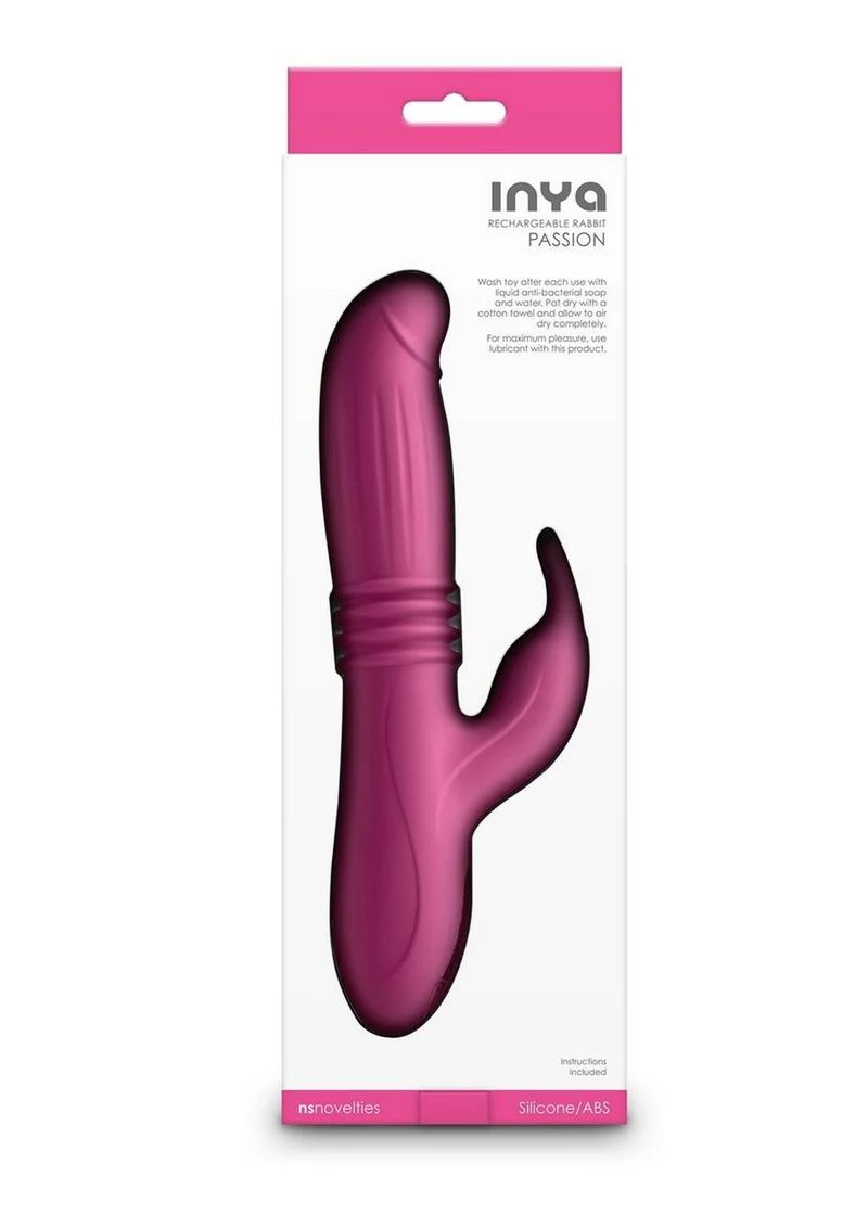 Inya Passion Rechargeable Silicone Rabbit Vibrator - Image 4