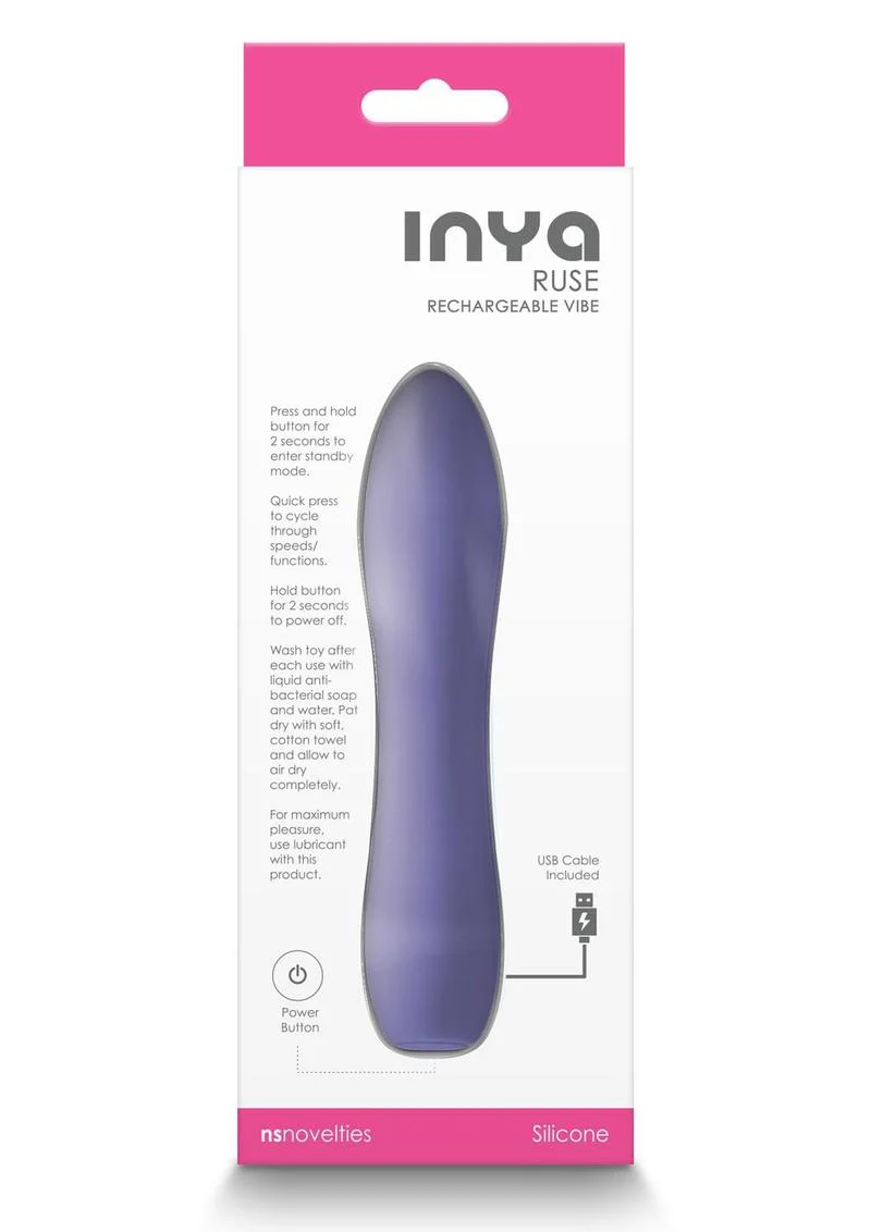 Inya Ruse Rechargeable Silicone Vibrator - Image 4