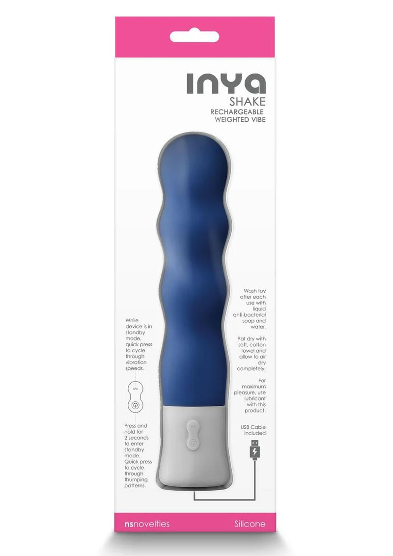 Inya Shake Rechargeable Silicone Vibrator - Image 4