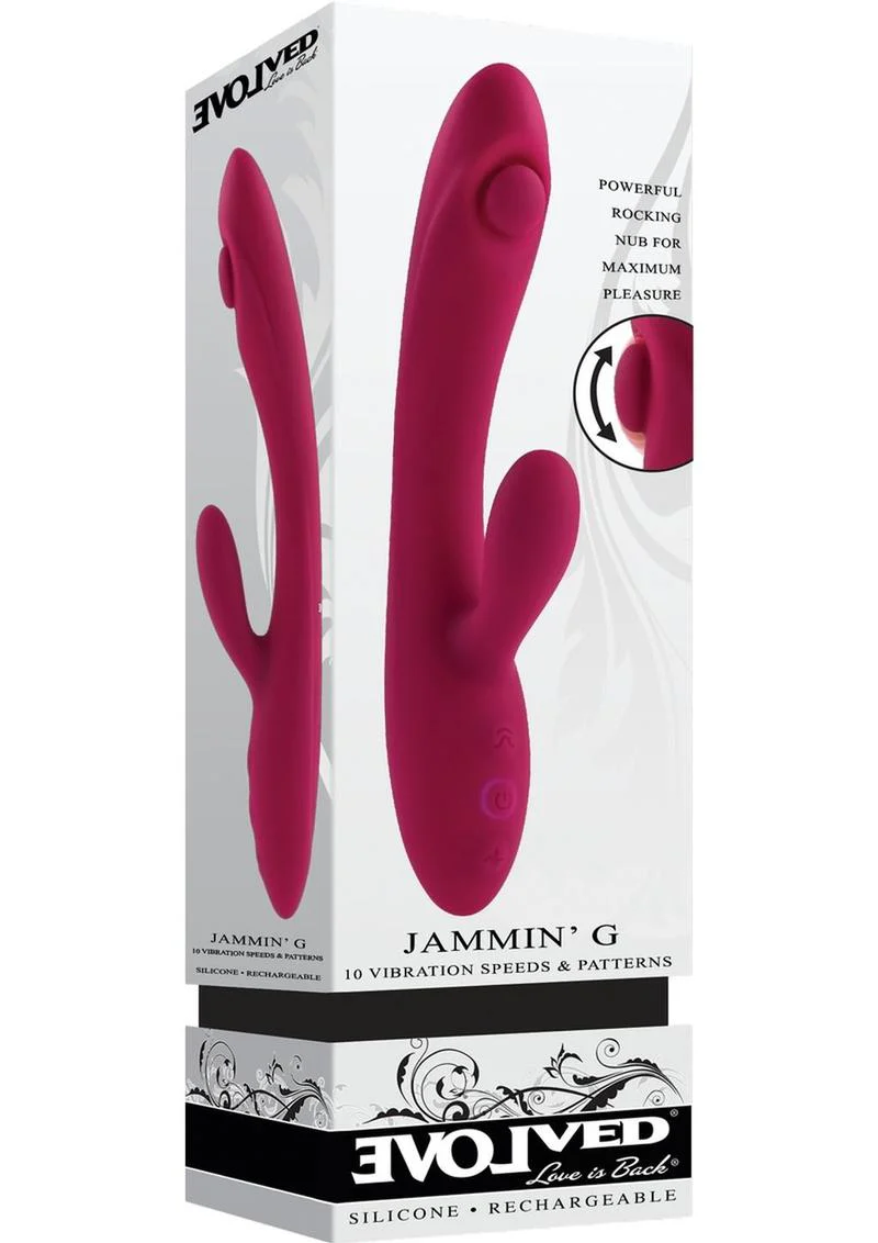 Jammin' G Rechargeable Silicone Vibrator - Image 2