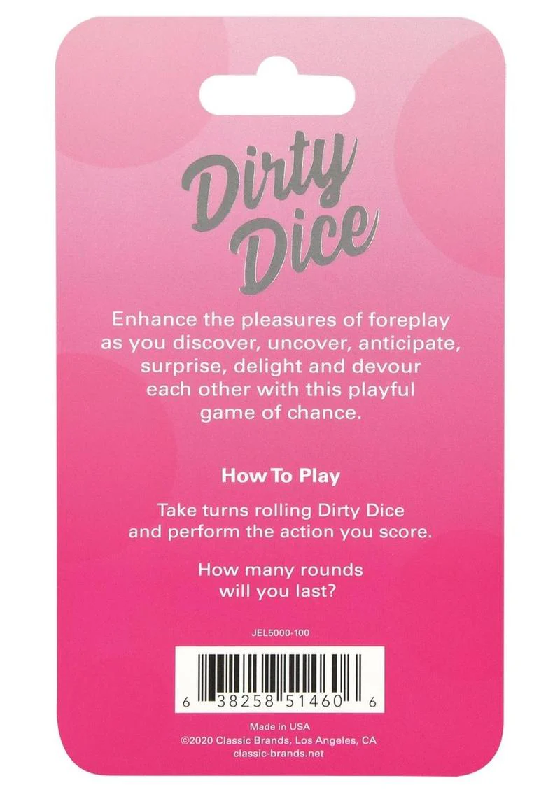 Jelique Dirty Dice Foreplay Couples Game - Image 2