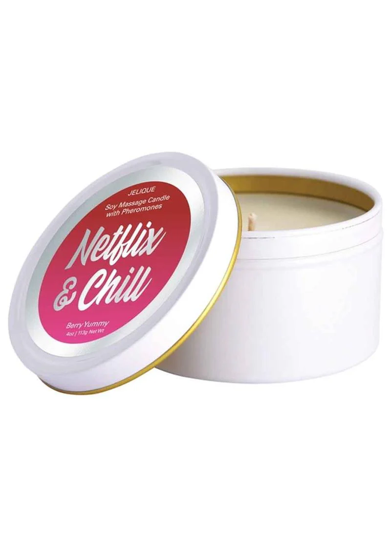 Jelique Massage Candle Pheromone Netflix and Chill Very Yummy - Image 2