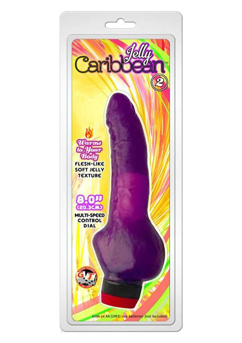 Jelly Caribbean Number 2 Jelly Vibrator - Image 2